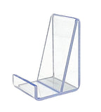 Clear Plastic Vertical Business Card Holder Display Stand