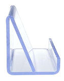 Clear Plastic Free Standing Handmade Horizontal Business Card Holder Style B