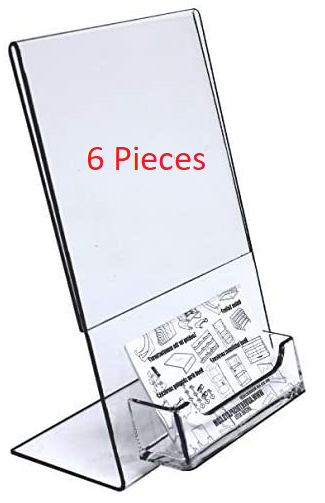  STOBOK 20pcs Clip Business Card Holder Picture Stands