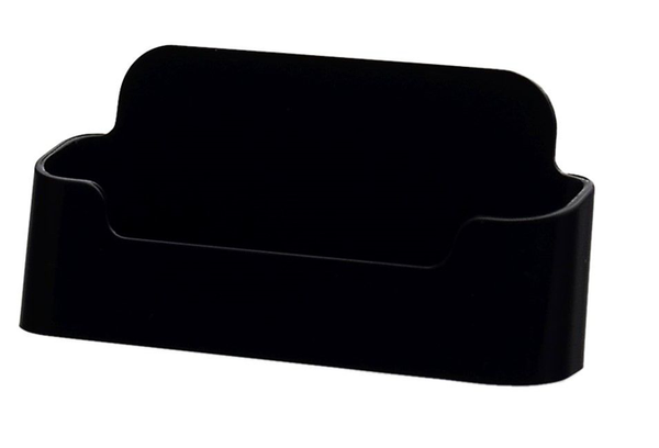 Style B - Black - Free Standing Business Card Holder