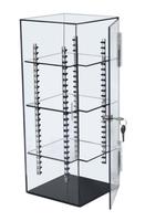 Clear Acrylic Display Case with Adjustable & Removable Shelving FREE Shipping