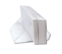 Style H - Clear - Free Standing Business Card Holder