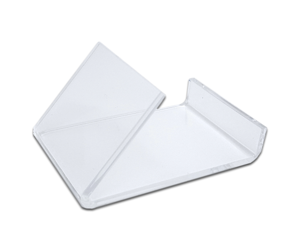 Style H - Clear - Free Standing Business Card Holder